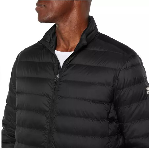 Eddie Bauer Men's Packable Down Jacket Microlight Black Medium NWT - Picture 5 of 14